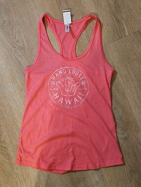 Racerback Tank with Hawaii Graphic - Womens Medium